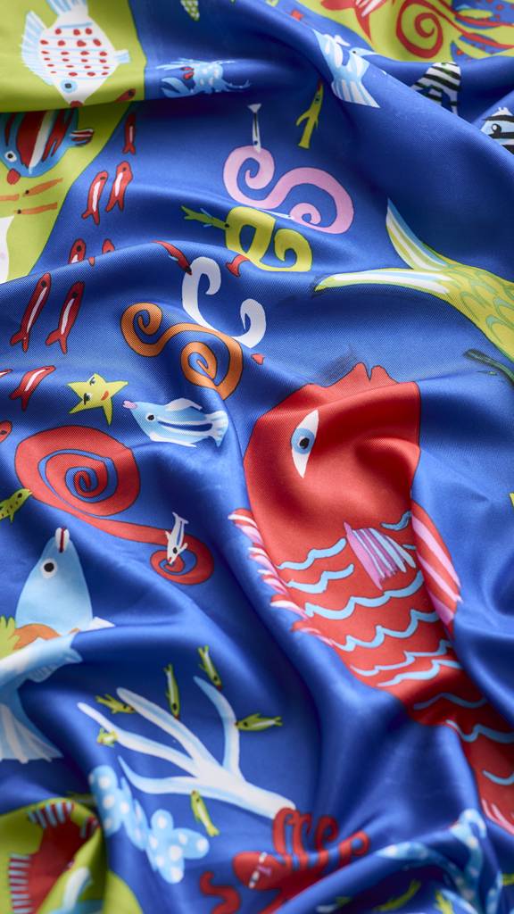 Pisces Knot Wrap - 70cm x 70cm